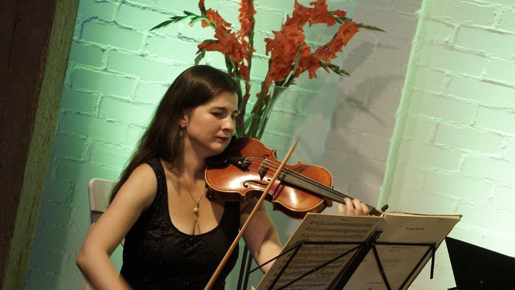 Foto van Badalian violist